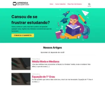 Aprendaqualquercoisa.com.br(Aprendizado Acelerado) Screenshot