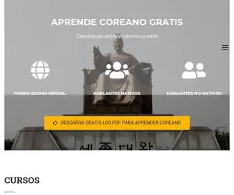 Aprendecoreanopasoapaso.com(Aprende coreano paso a paso) Screenshot