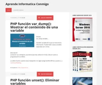 Aprendeinformaticaconmigo.com(Aprende Informatica Conmigo) Screenshot
