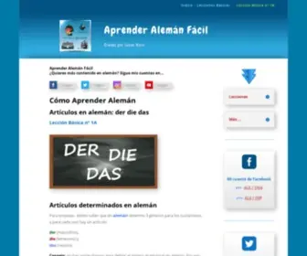 Aprender-Aleman-Facil.com(Aprender Alemán Fácil) Screenshot