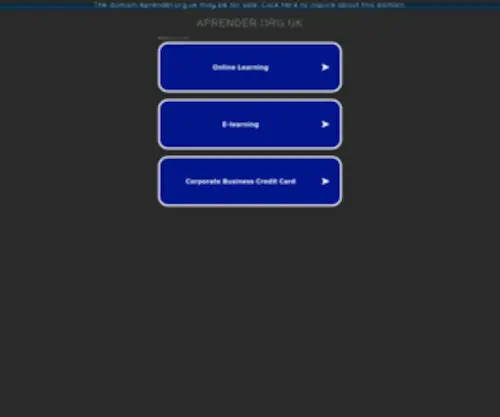 Aprender.org.uk(aprender) Screenshot
