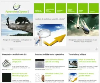 Aprenderaoperar.com(Aprende a operar en mercados con video tutoriales de análisis técnico) Screenshot