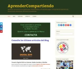 Aprendercompartiendo.com(Inicio) Screenshot