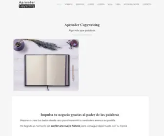 Aprendercopywriting.es(Copywriting) Screenshot