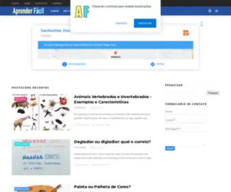 Aprenderfacil.com.br(Fácil) Screenshot