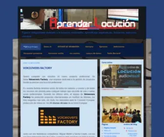 Aprenderlocucion.com(Locución) Screenshot