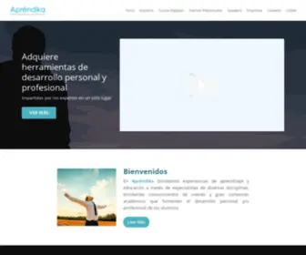 Aprendika.com(Apréndika) Screenshot