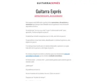 Aprendizdeguitarra.com(Guitarra Exprés) Screenshot