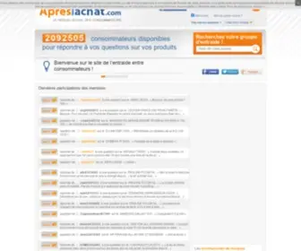 Apreslachat.com(Notice) Screenshot