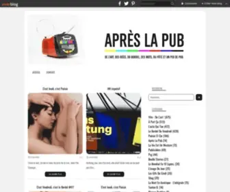 Apreslapub.fr(Après La Pub) Screenshot