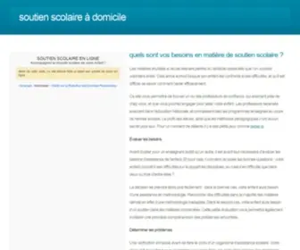 Apreslecole.fr(SOUTIEN SCOLAIRE A DOMICILE) Screenshot