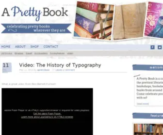 Aprettybook.com(A Pretty Book) Screenshot