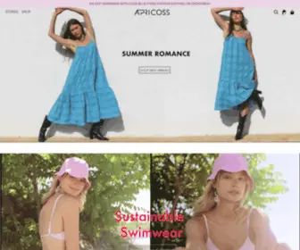 Apricoss.com(Sustainable Swimwear) Screenshot