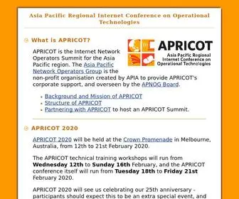 Apricot.net(APRICOT) Screenshot