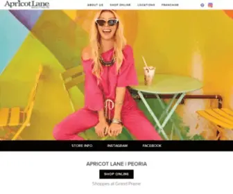 Apricotlanepeoria.com(Apricot Lane Boutique) Screenshot