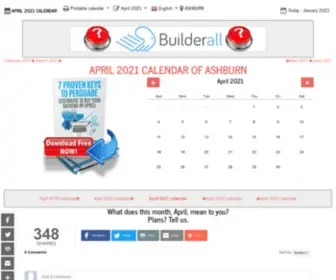 April-Calendar.com(APRIL 2021 CALENDAR OF THE MONTH) Screenshot