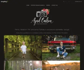 Aprilcarlsonphotography.com(Photographer) Screenshot