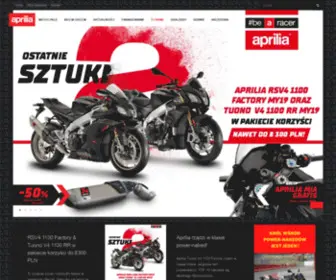 Aprilia-Poland.pl(Wiat motocykli to nasz) Screenshot