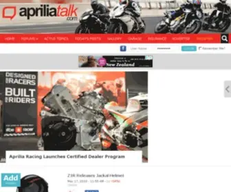 Apriliatalk.com(Aprilia motorcycle forum) Screenshot