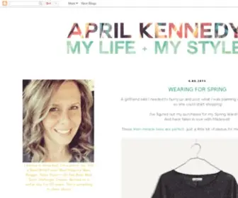 Aprilkennedystyle.com(April Kennedy...My Life) Screenshot