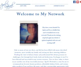 Aprilsnetwork.com(April's Network) Screenshot