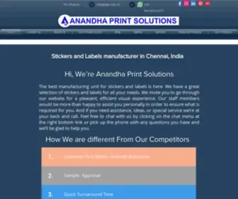 Aprints.in(Printing & Web Designing in Chennai) Screenshot