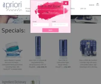 Aprioribeauty.com(Apriori Beauty) Screenshot