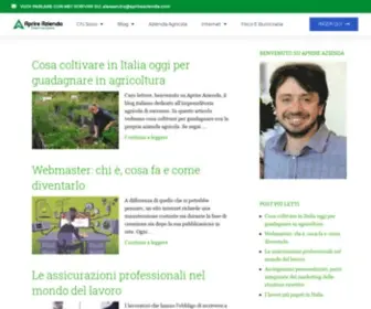 Aprireazienda.com(Azienda Agricola 2.0 la guida per aprire un'azienda agricola) Screenshot