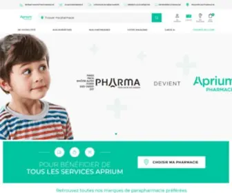 Aprium-Pharmacie.fr(Aprium pharmacie) Screenshot