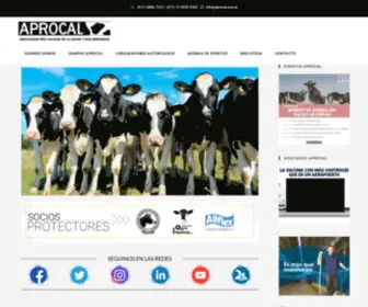 Aprocal.com.ar(Civil Pro Calidad de la Leche y sus Derivados) Screenshot