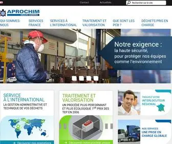 Aprochim.fr(Groupe CHIMIREC) Screenshot