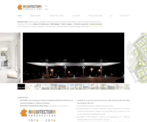 Aproduccions.com(Arquitectura Produccions) Screenshot