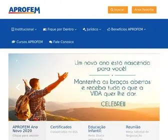 Aprofem.com.br(Sindicato dos professores e funcionários municipais de são paulo) Screenshot
