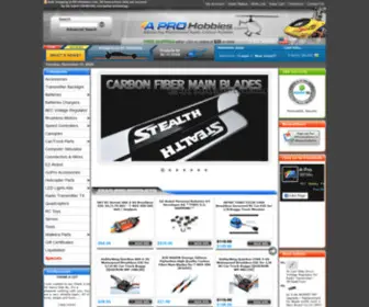 Aprohobbies.com(A Pro Hobbies) Screenshot