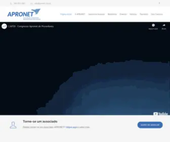 Apronet.com.br(Associação catarinense de provedores de internet) Screenshot