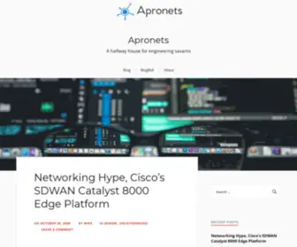 Apronets.com(A halfway house for engineering savants) Screenshot