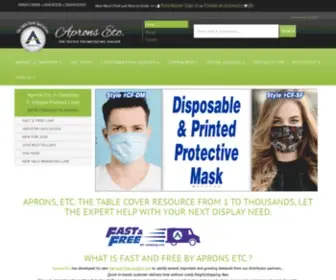 Apronsetc.com(Product Category) Screenshot