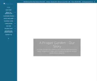 Apropergarden.net(A Proper Garden) Screenshot