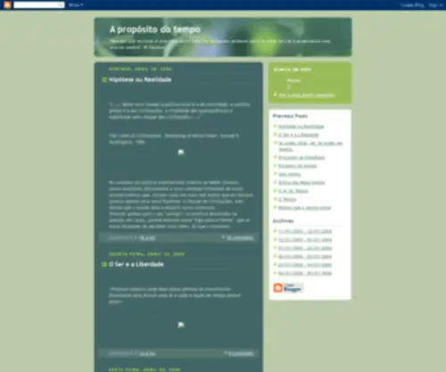 Apropositodotempo.blogspot.com(Apropositodotempo) Screenshot