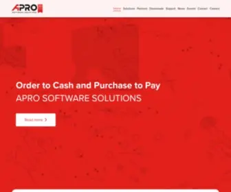 Aprosoftwaresolutions.com(APRO Software Solutions) Screenshot