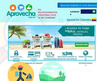 Aprovecha.com.co(APROVECHA Colombia) Screenshot