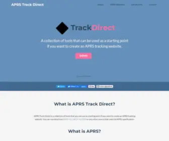 Aprsdirect.com(APRS Track Direct) Screenshot
