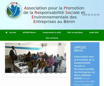 Aprsee-Benin.org(APRSEE-Bénin) Screenshot