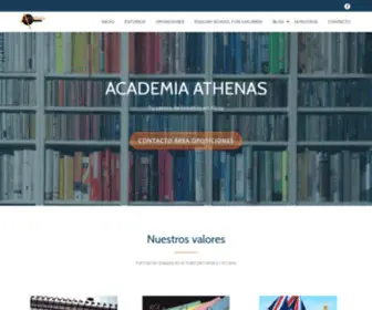 Apruebaconathenas.com(Centro de estudios en Alcoy) Screenshot