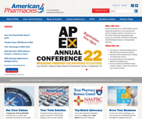 APRX.org(American Pharmacies) Screenshot