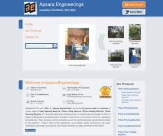 Apsaraengineers.com(Apsara Engineerings) Screenshot