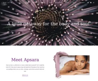 Apsaraspa.com(Apsara Spa) Screenshot