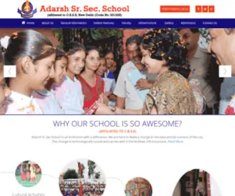 Apsassandh.com(Adarsh School) Screenshot