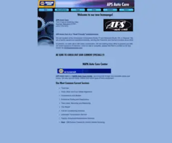 Apsautocare.com(APS Auto Care) Screenshot