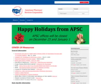 Apscnet.com(APSC Home) Screenshot